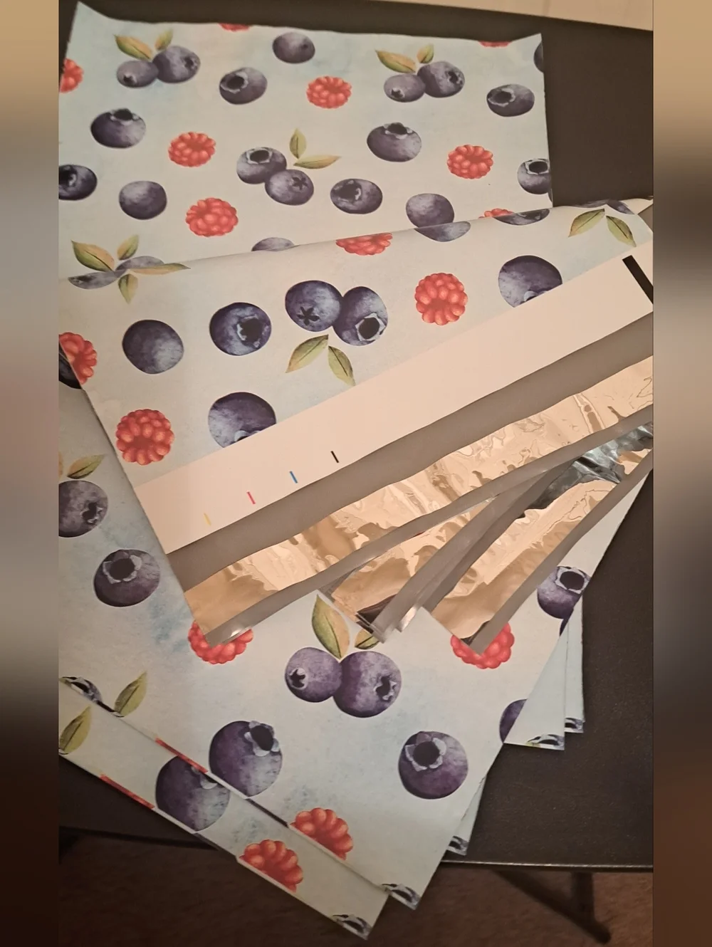 15 ct 10x13 Blueberry & Raspberry polymailers